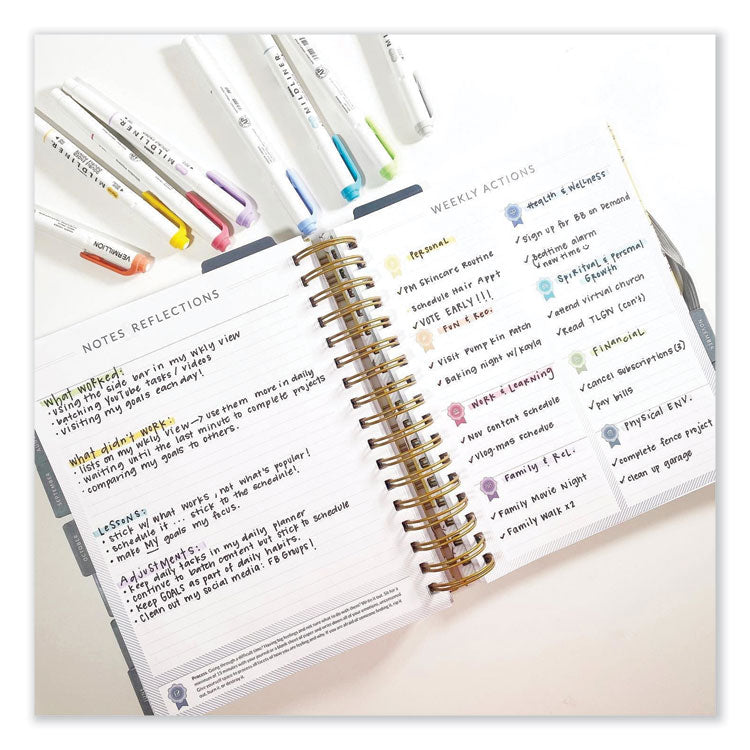 Mildliner Double Ended Highlighter Variety Pack, Asst Ink Colors, Bold-Chisel/Fine-Bullet Tips, Asst Barrel Colors, 25/Pack