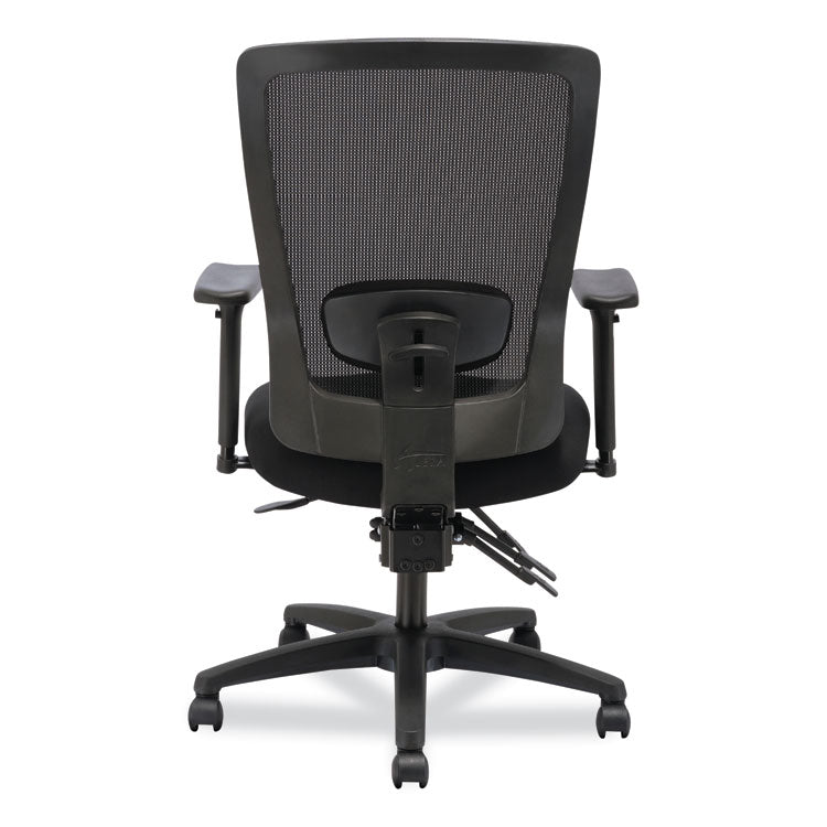 Alera Envy Series Mesh High-Back Multifunction Chair, Supports Up To 250 Lb, 16.88" To 21.5" Seat Height, Black
