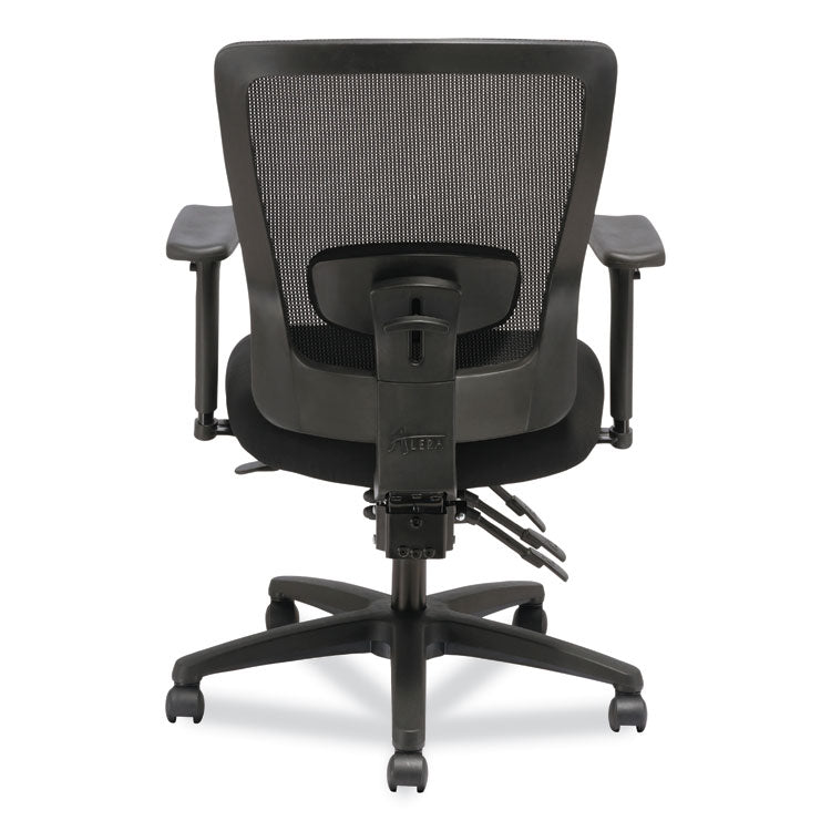 Alera Envy Series Mesh Mid-Back Multifunction Chair, Supports Up To 250 Lb, 17" To 21.5" Seat Height, Black