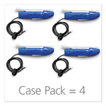 Surface Sanitizer and Disinfectant Battery Powered Sprayer, 3 ft Hose, Blue/White