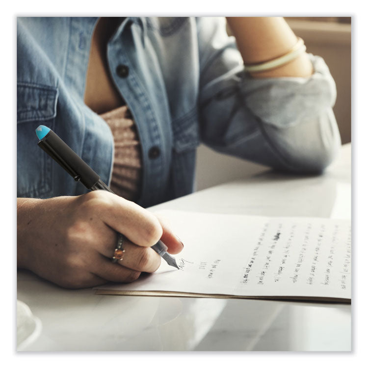 Varsity Fountain Pen, Medium 1 mm, Assorted Ink and Barrel Colors, 7/Pack