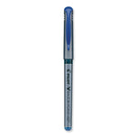 V Razor Point Liquid Ink Porous Point Pen, Stick, Extra-Fine 0.5 mm, Blue Ink, Gray/Translucent Blue Barrel, Dozen