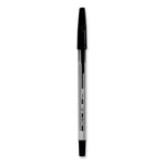 Better Ballpoint Pen, Stick, Fine 0.7 Mm, Black Ink, Smoke Barrel, Dozen