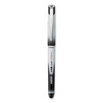 VBall Grip Liquid Ink Rollerball Pen, Stick, Extra-Fine 0.5 mm, Black Ink, Black/White Barrel, Dozen