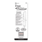 Dr. Grip Center of Gravity Ballpoint Pen, Retractable, Medium 1 mm, Black Ink, Silver/Charcoal Barrel