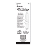 Dr. Grip Center of Gravity Ballpoint Pen, Retractable, Medium 1 mm, Black Ink, Silver/Navy Barrel