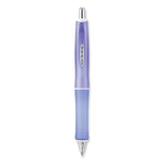 Dr. Grip Frosted Advanced Ink Ballpoint Pen, Retractable, Medium 1 Mm, Black Ink, Purple Barrel