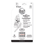 B2p Bottle-2-Pen Recycled Gel Pen, Retractable, Fine 0.7 Mm, Assorted Ink And Barrel Colors, 4/pack