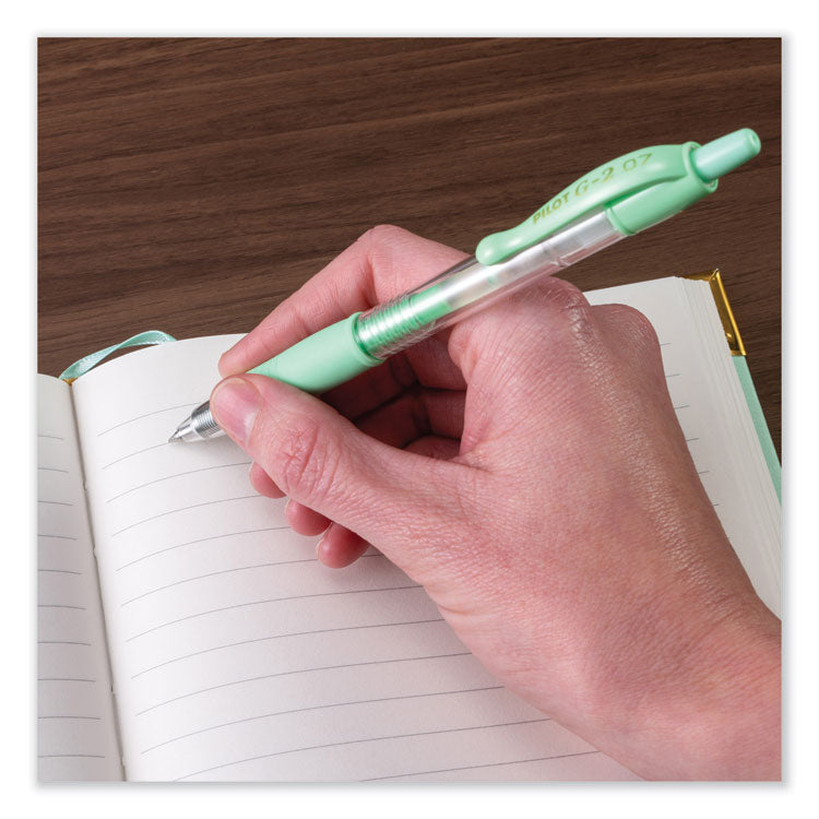 G2 Pastel Gel Pen, Retractable, Fine 0.7 Mm, Assorted Pastel Ink And Barrel Colors, 5/pack