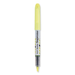 Spotliter Supreme Highlighter, Fluorescent Yellow Ink, Chisel Tip, Yellow/white Barrel, Dozen