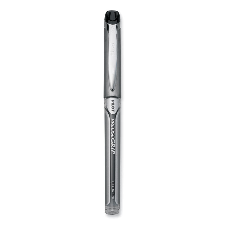 Precise Grip Rollerball Pen, Stick, Extra-Fine 0.5 mm, Black Ink, Black Barrel
