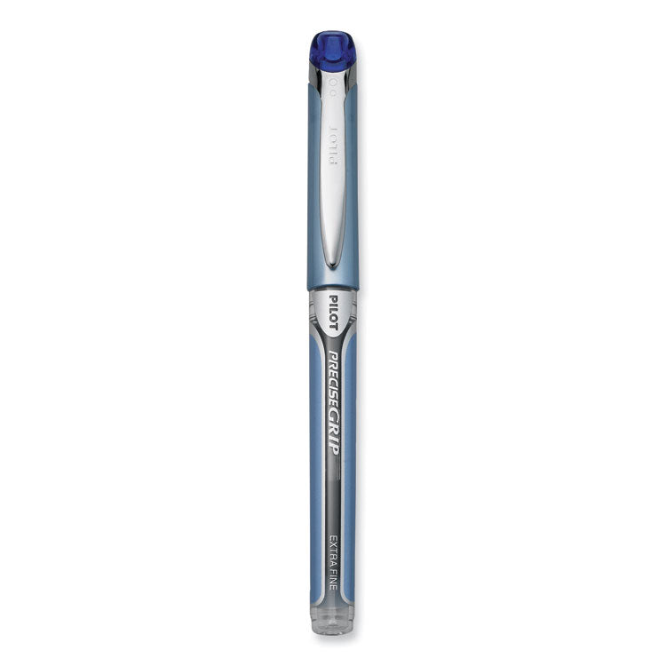 Precise Grip Rollerball Pen, Stick, Extra-Fine 0.5 mm, Blue Ink, Blue Barrel