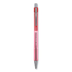 Better Ballpoint Pen, Retractable, Medium 1 Mm, Red Ink, Translucent Red Barrel, Dozen