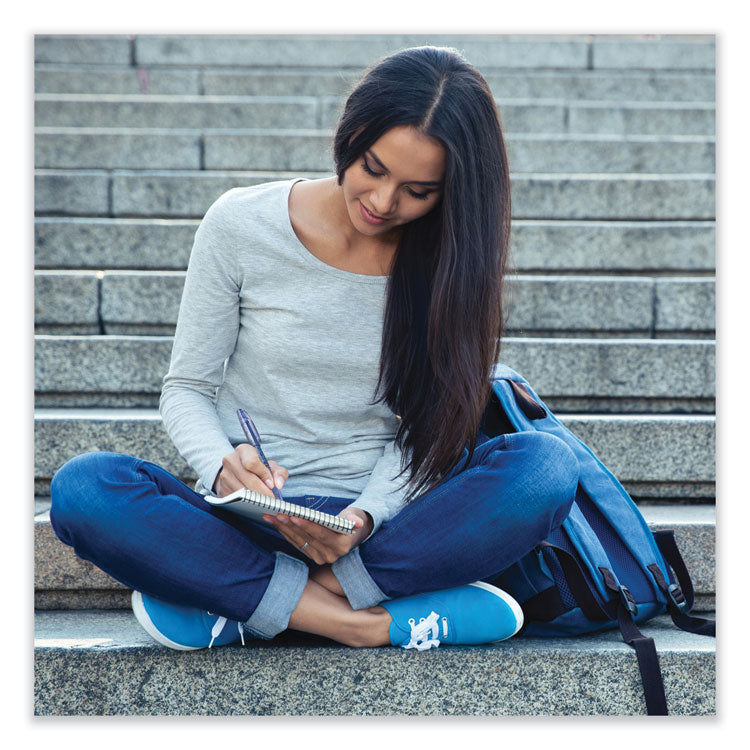 FriXion Point Erasable Gel Pen, Stick, Extra-Fine 0.5 mm, Black Ink, Black/Silver/Smoke Barrel