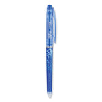 FriXion Point Erasable Gel Pen, Stick, Extra-Fine 0.5 mm, Blue Ink, Blue/Silver/Transparent Blue Barrel