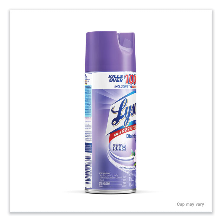Disinfectant Spray, Early Morning Breeze, 12.5 Oz Aerosol Spray