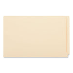 Reinforced End Tab Fastener Folders, 0.75" Expansion, 2 Fasteners, Legal Size, Manila Exterior, 50/Box