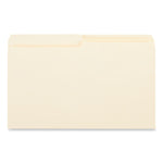 Top Tab File Folders, 1/2-Cut Tabs: Assorted, Legal Size, 0.75" Expansion, Manila, 100/Box