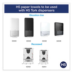 PeakServe Continuous Hand Towel, 1-Ply, 7.91 x 8.85, White, 410 Wipes/Pack, 12 Packs/Carton