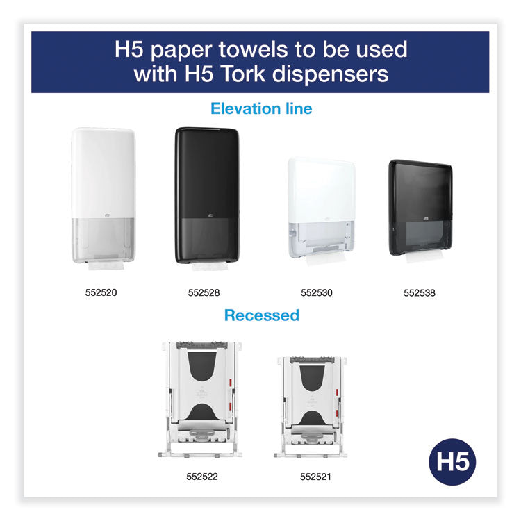 PeakServe Continuous Hand Towel, 1-Ply, 7.91 x 8.85, White, 410 Wipes/Pack, 12 Packs/Carton