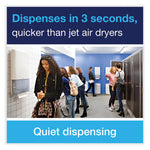 PeakServe Continuous Hand Towel, 1-Ply, 7.91 x 8.85, White, 410 Wipes/Pack, 12 Packs/Carton