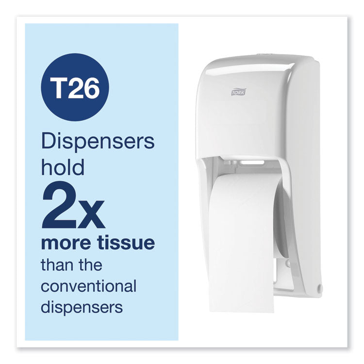 Advanced High Capacity Bath Tissue, Septic Safe, 2-Ply, White, 1,000 Sheets/roll, 36/carton