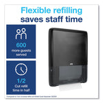 Peakserve Continuous Hand Towel Dispenser, 14.44 X 3.97 X 19.3, Black