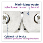 Elevation Bath Tissue Mini-Jumbo Roll Twin Dispenser, 17 x 5.69 x 10.13, Black