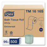 Universal Bath Tissue, Septic Safe, 2-Ply, White, 500 Sheets/roll, 96 Rolls/carton