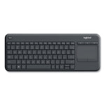 Wireless Touch Keyboard K400 Plus, Black