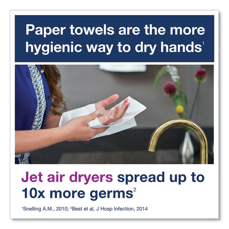 Matic Hardwound Roll Towel, 1-Ply, 7.7" x 700 ft, Natural, 857/Roll, 6 Rolls/Carton