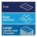 Advanced Multifold Hand Towel, 1-Ply, 9 x 9.5, White, 250/Pack, 16 Packs/Carton