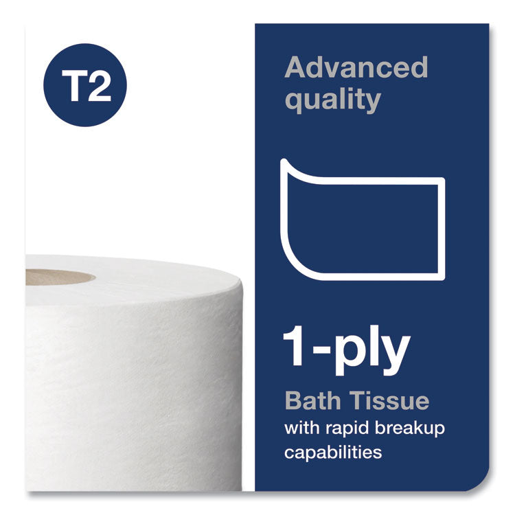 Advanced Jumbo Bath Tissue, Septic Safe, 1-Ply, White, 3.48" x 1,200 ft, 12 Rolls/Carton