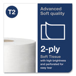 Advanced Mini-Jumbo Roll Bath Tissue, Septic Safe, 2-Ply, White, 3.48" X 751 Ft, 12 Rolls/carton