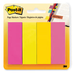 Page Flag Markers, Assorted Brights, 50 Flags/Pad, 4 Pads/Pack