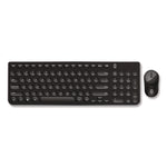 Pro Wireless Keyboard and Optical Mouse Combo, 2.4 GHz Frequency, Black