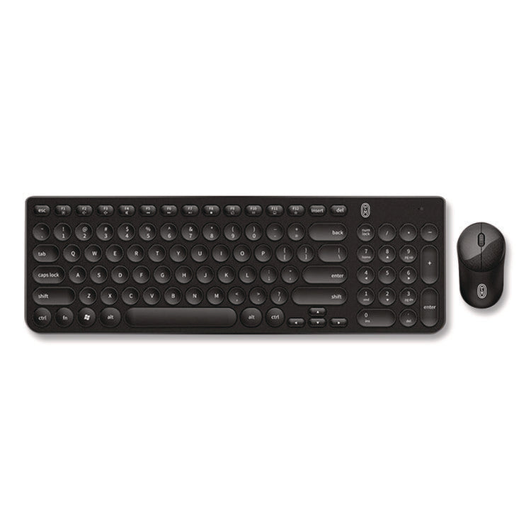 Pro Wireless Keyboard and Optical Mouse Combo, 2.4 GHz Frequency, Black
