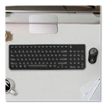 Pro Wireless Keyboard and Optical Mouse Combo, 2.4 GHz Frequency, Black