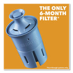 Pacifica Pitcher with Longlast+ Filter, 10 Cups, White/Clear