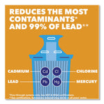 Pacifica Pitcher with Longlast+ Filter, 10 Cups, White/Clear