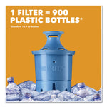 Pacifica Pitcher with Longlast+ Filter, 10 Cups, White/Clear