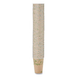 EcoSmart Recycled Hot/Cold Cups, 16 oz, Paper, Kraft/Green, 1,000/Carton