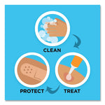 OurTone Adhesive Bandages, BR45, 2.25 x 0.63; 3 x 0.75; 3 x 1, Light Brown, 30/Pack