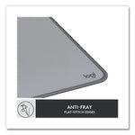 Studio Series Polyester Desk Mat, 27.5 x 11.8, Mid Gray
