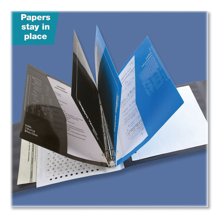 Trapper Keeper 3-Ring Pocket Binder, 1" Capacity, 11.25 x 12.19, Shapes