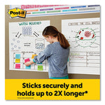 Vertical-Orientation Self-Stick Easel Pads, Wide Ruled, 25 x 30, White, 30 Sheets/Pad, 6 Pads/Pack