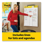 Vertical-Orientation Self-Stick Easel Pads, Wide Ruled, 25 x 30, White, 30 Sheets/Pad, 6 Pads/Pack