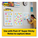 Vertical-Orientation Self-Stick Easel Pads, Wide Ruled, 25 x 30, White, 30 Sheets/Pad, 6 Pads/Pack