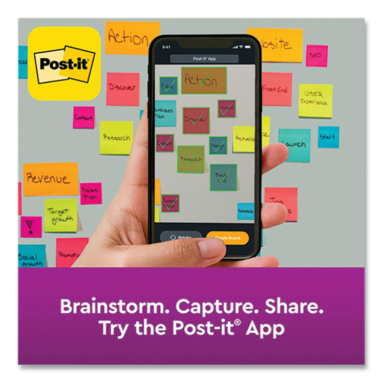 Pads in Playful Primary Collection Colors, Cabinet Pack, 3" x 3", 90 Sheets/Pad, 18 Pads/Pack