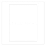 Perforated and Punched Paper, 20 lb Bond Weight, 8.5 x 11, White, 500/Ream, 5 Reams/Carton